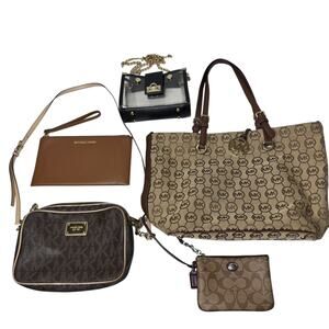 Purses Lot Coach MK Michael Kors Handbag Wallet Crossbody & Tote